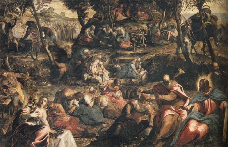 Jacopo Tintoretto Gathering of Manna